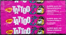 Disney Kaugummipapier Tattoo OK Kaugummi Pinneberg SELTEN