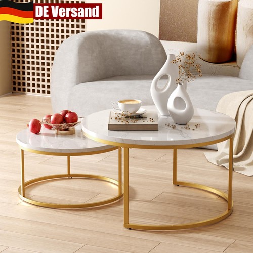 Rund couchtisch 2er set - rund,
