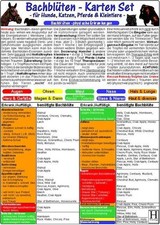 Bachblüten-Karten Set für Hunde, Katzen, Pferde & Kleintiere 