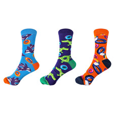 Bunte Tier-Halbringe Socken – lustig & farbenfroh, Unisex – Geschenkidee