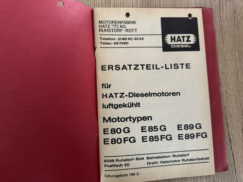 Hatz e80g e85g e89g - hatz,