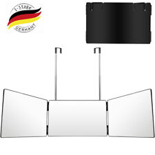 360 Grad Spiegel zum Aufhängen-Klappspiegel 3 Teilig Spiegel Höhenverstellbarer