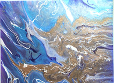 Abstrakte malerei kunst acryl - abstrakte,