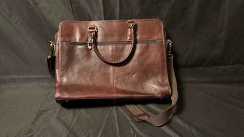 Aktentasche leder braun - leder,