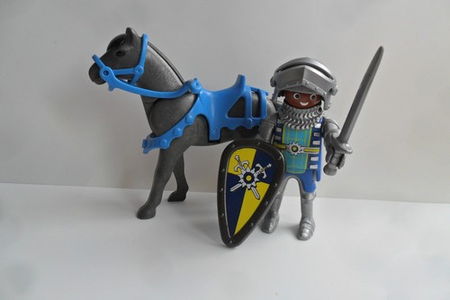 Playmobil ritter zu pferd - playmobil-,