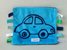TCM Auto ? blau türkis Label Tchibo Kuscheltuch Schmusetuch (T204)