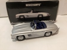 Minichamps 1:18, Mercedes 300 SL Roadster (1957),  silber, silver OVP, 180039030