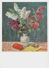 Blumen AK Künstler Stegmann ,Flieder