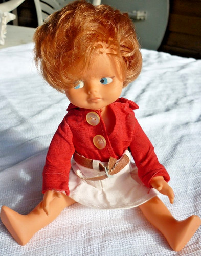 Große ddr puppe - puppe, 22cm