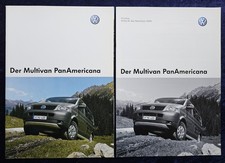 VW Bus T5 Multivan PanAmericana Prospekt 9.2007, dazu die Preisliste
