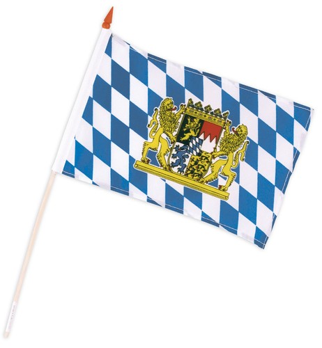 Bayern stabfahne schwenkfahne - bayern,