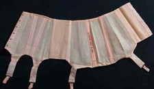 Strapsgürtel, Miedergürtel, Hüftgürtel Gr "58 cm",Farbe: lachs .mit 4 Strapse