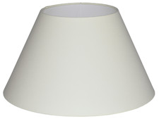 Lampenschirm Tischlampe Stehlampe Größen 25-50 cm E27/E14 Cremig MIRANO