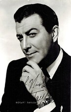 ROBERT TAYLOR - Original handsigniertes Autogramm auf Karte 9x14cm (934)