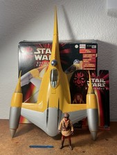 Hasbro Star Wars Episode 1 Electronic Naboo Starfighter Ship MIB plus Pilot