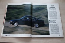 Auto Motor Sport AMS 02/1988 BMW 535i E34 mit 211PS im ersten Fahrbericht auf 5