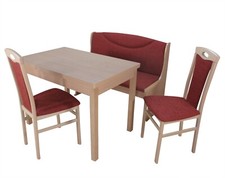 Sitzbankgruppe mit Truhe