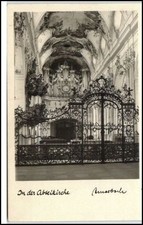 Kirche AMORBACH um 1950 Innenansicht "In der Abteilkirche" Church Bavaria Bayern