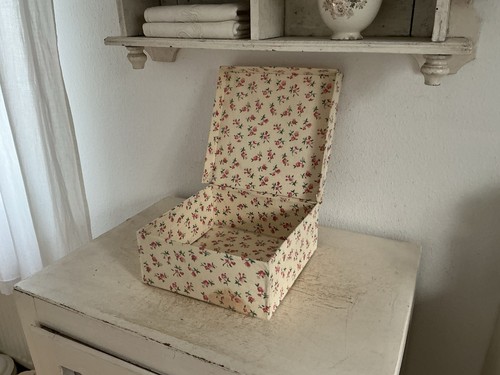 Alte stoffschachtel shabby - alte,