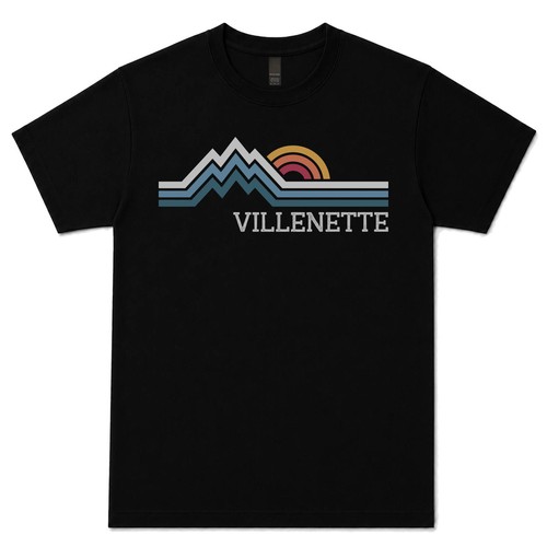 Villenette retro logo shirt - retro, t-shirt