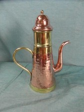 Kaffeekanne Kupfer Messing