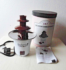 Mini-Schokoladenbrunnen Schmelzen mit Heiz-Fondue-Wasserfall-Topf-Maschine