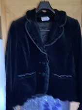 SchwarzeDamenjacke Samt Blazer