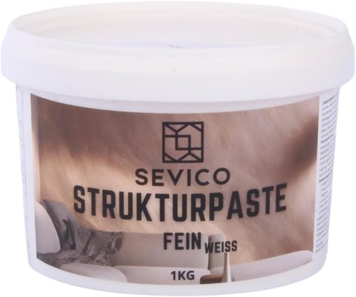 Strukturpaste weiße 1kg - weiße,