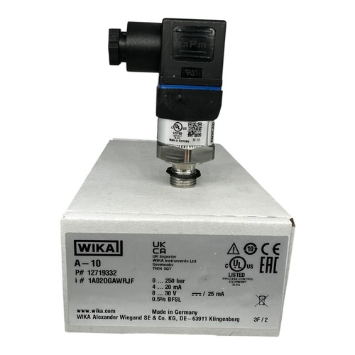Wika drucksensor 0 250 - drucksensor, 0–250
