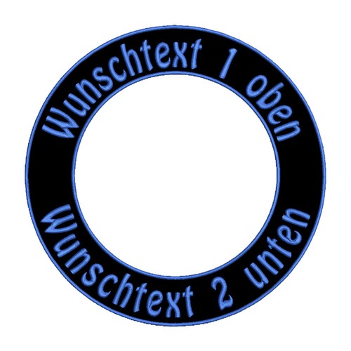Rückenaufnäher kreis 29cm - kreis, 2