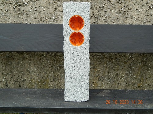 Gartensteckdose granit stele - gartensteckdose,