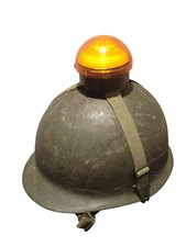 Org. Bundeswehr Marschsicherungs Blinkleuchte Helmleuchte - auch für Reiterhelm