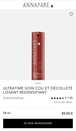 Annayake ultratime soin cou - -,