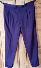 Herren Bundfalten-Anzugshose, Aubergine, Größe 62 (Pos 5.7.)