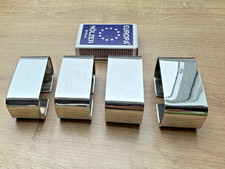 WMF Cromargan 4 x Serviettenring - moderne Form