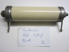 Hochspannungskondensator 8kV 0,05µF 52mA Öltrennmittel