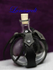 Feldflasche Glasflasche für Zaubertrank Schnaps Mittelalter Zauberer Druiden usw