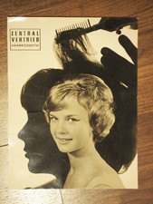 original DDR Reklame, Zental Vertrieb Haarkosmetik 22x29cm