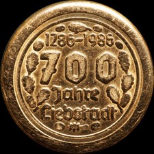 LIEBSTADT / SACHSEN: Medaille