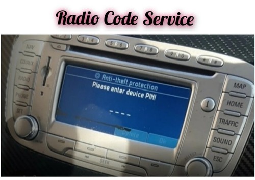 Ford radio pin code - code, service