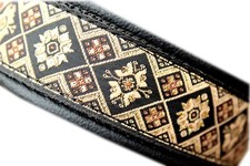 Hundehalsband Leder Schwarz