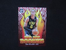 2024-25 Donruss Optic - Cody Williams - RED HOT ROOKIES - Utah Jazz