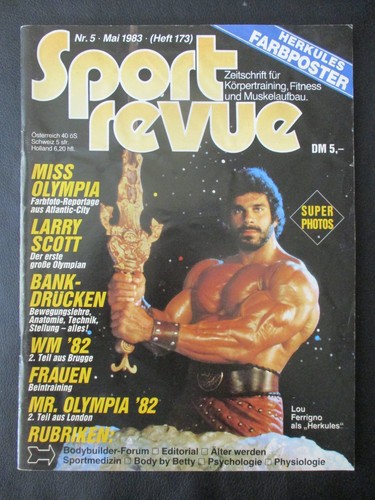 Sport revue mai 1983 lou - mai,