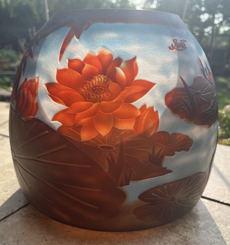 Jugendstil vase signiert - vase,