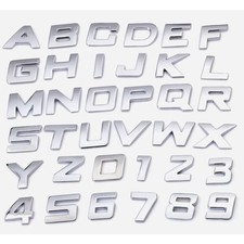 Metall Buchstaben Zahlen Auto