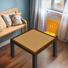 banjado Designabdeckung für Ikea Lack Tisch 55x55 Glasplatte o. Folie Go Brett