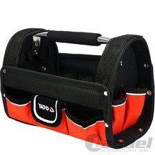 YATO WERKZEUGTASCHE WERKZEUGKOFFER GRIFF WERKZEUG TASCHE offen 9-FACH 30x19x22cm