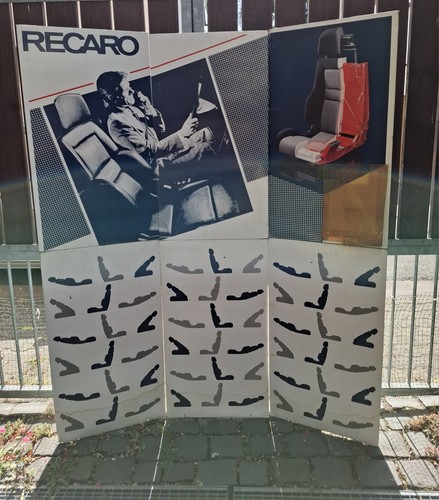 Original recaro werbeschild - original,