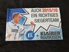 Karlsruher SC-Fahne AUCH