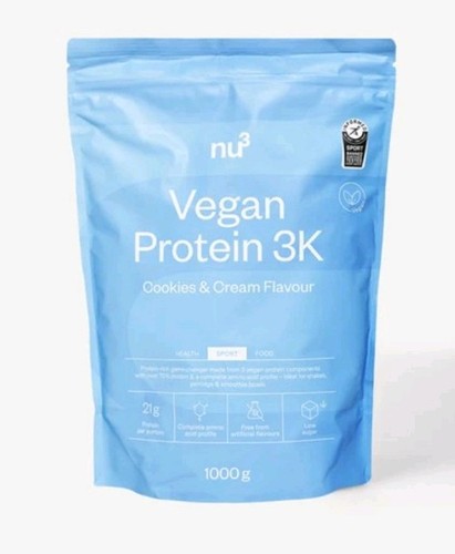 Nu3 vegan protein - 3k,, cookies